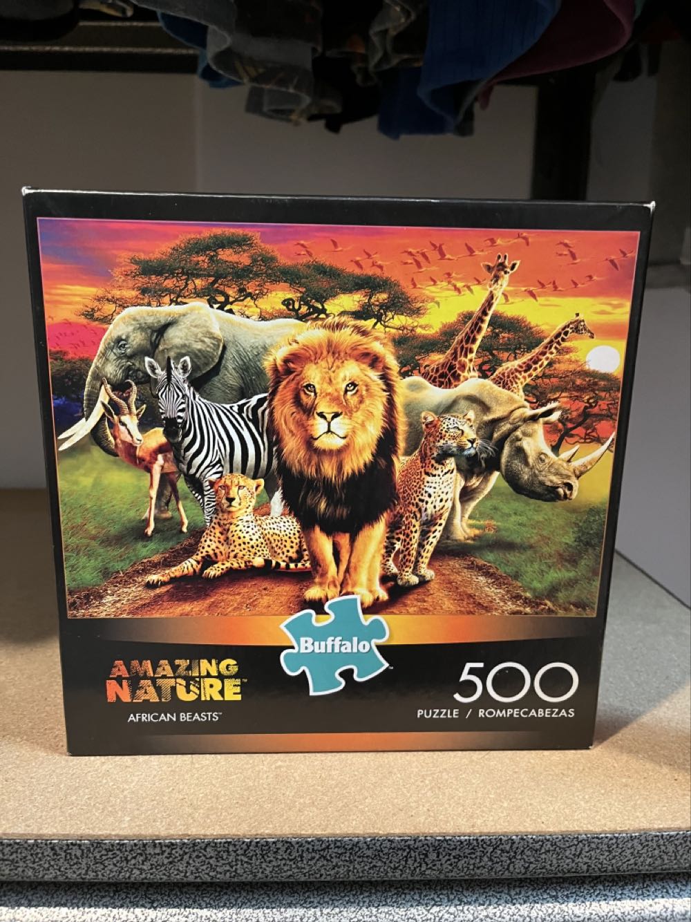 African Beasts - Buffalo Games puzzle collectible [Barcode 079346037742] - Main Image 2