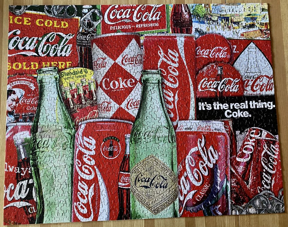 Coca-Cola Then and Now-DONE - Springbok puzzle collectible [Barcode 091683109326] - Main Image 2
