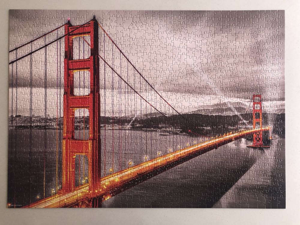 San Francisco-Golden Gate Bridge - Eurographics puzzle collectible [Barcode 628136106634] - Main Image 2