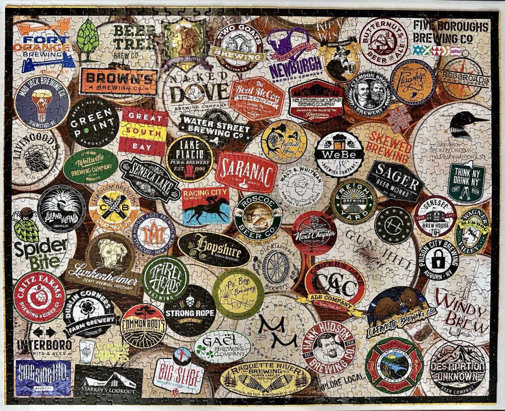 New York Craft Beers🧩 - White Mountain puzzle collectible [Barcode 724819263622] - Main Image 2