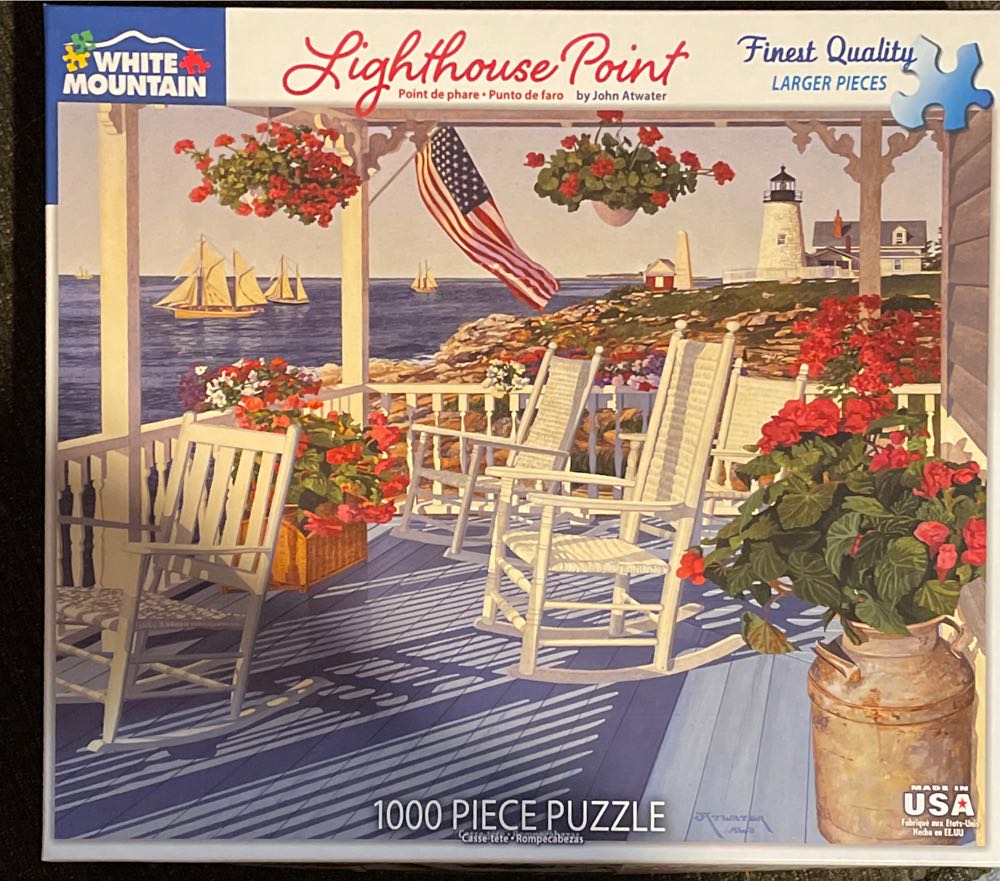 Lighthouse Point - Sell - White Mountain puzzle collectible [Barcode 724819259687] - Main Image 2