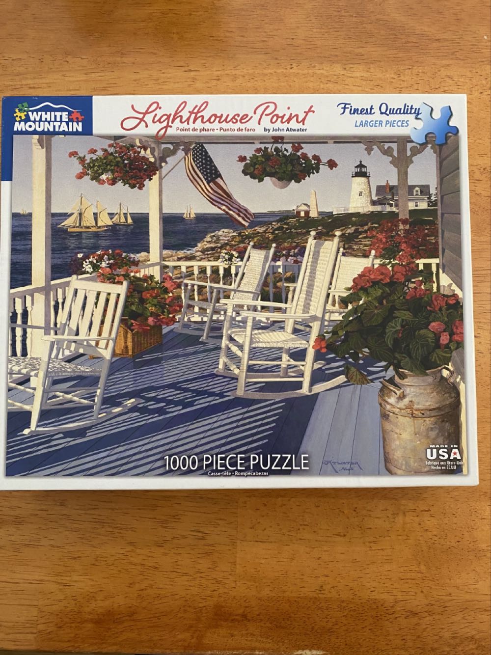 Lighthouse Point - Sell - White Mountain puzzle collectible [Barcode 724819259687] - Main Image 3
