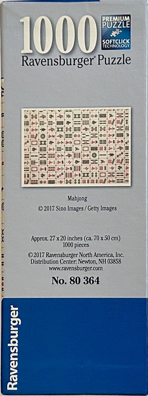 Mahjong - Ravensburger puzzle collectible [Barcode 4005556803644] - Main Image 2