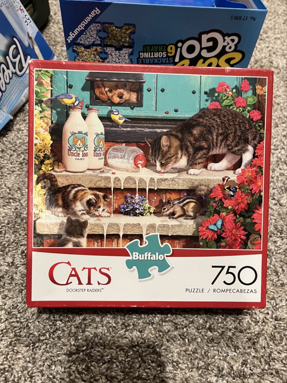 CATS - Doorstep Raiders - Buffalo Games puzzle collectible [Barcode 079346170883] - Main Image 2