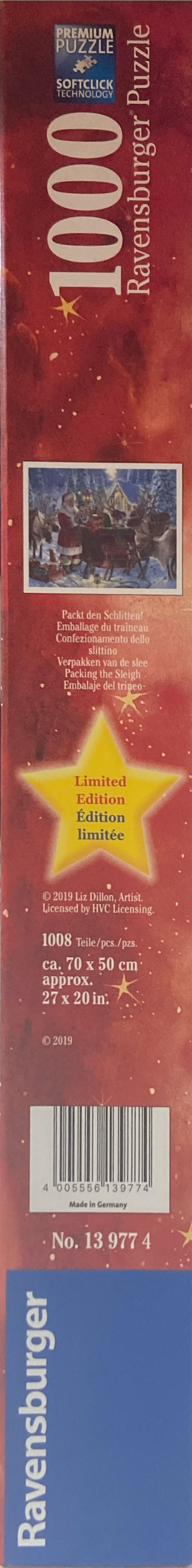 Packing The Sleigh - Ravensburger puzzle collectible [Barcode 4005556139774] - Main Image 2