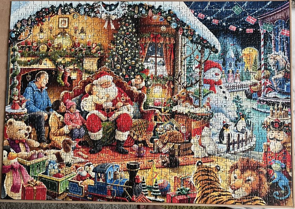 Let’s Visit Santa! (UV) - Ravensburger puzzle collectible [Barcode 4005556153541] - Main Image 2