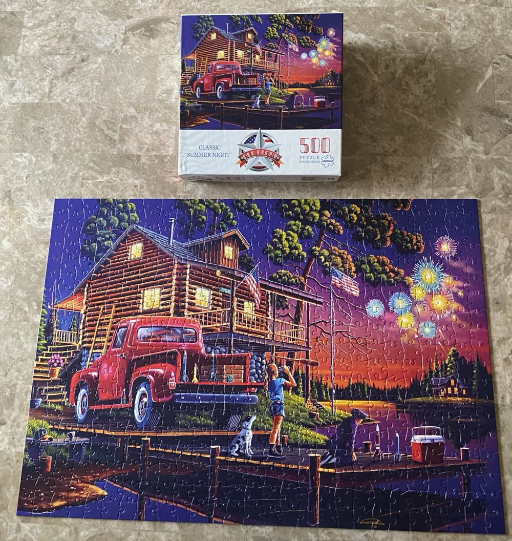 Classic Summer Night - Buffalo puzzle collectible [Barcode 079346332069] - Main Image 2