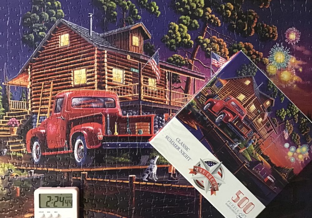 Classic Summer Night - Buffalo puzzle collectible [Barcode 079346332069] - Main Image 3
