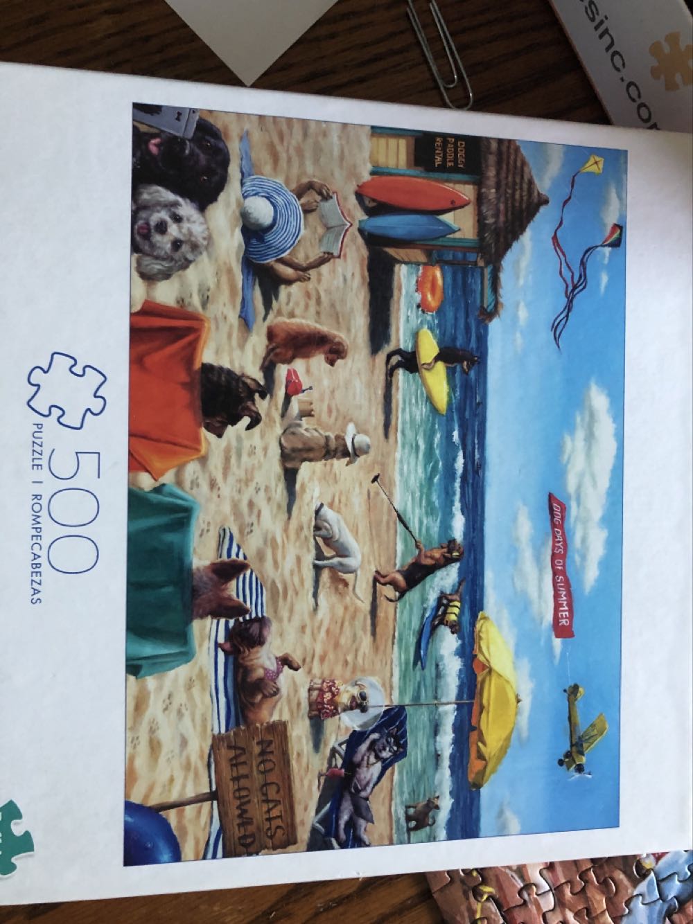 Dog days of summer - Buffalo puzzle collectible [Barcode 079346937608] - Main Image 2