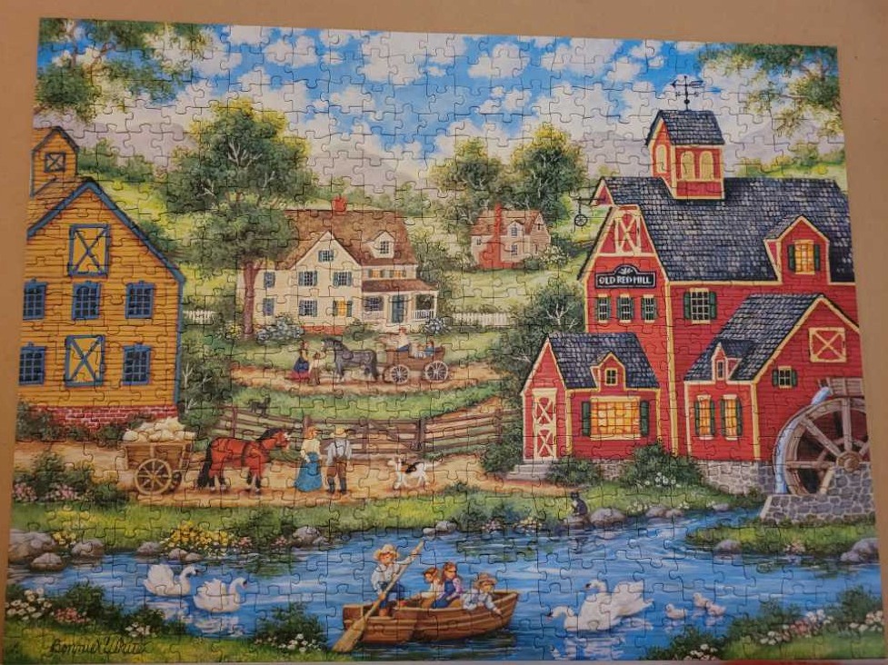 Swan Pond ✅ - Master Pieces puzzle collectible [Barcode 705988318375] - Main Image 2