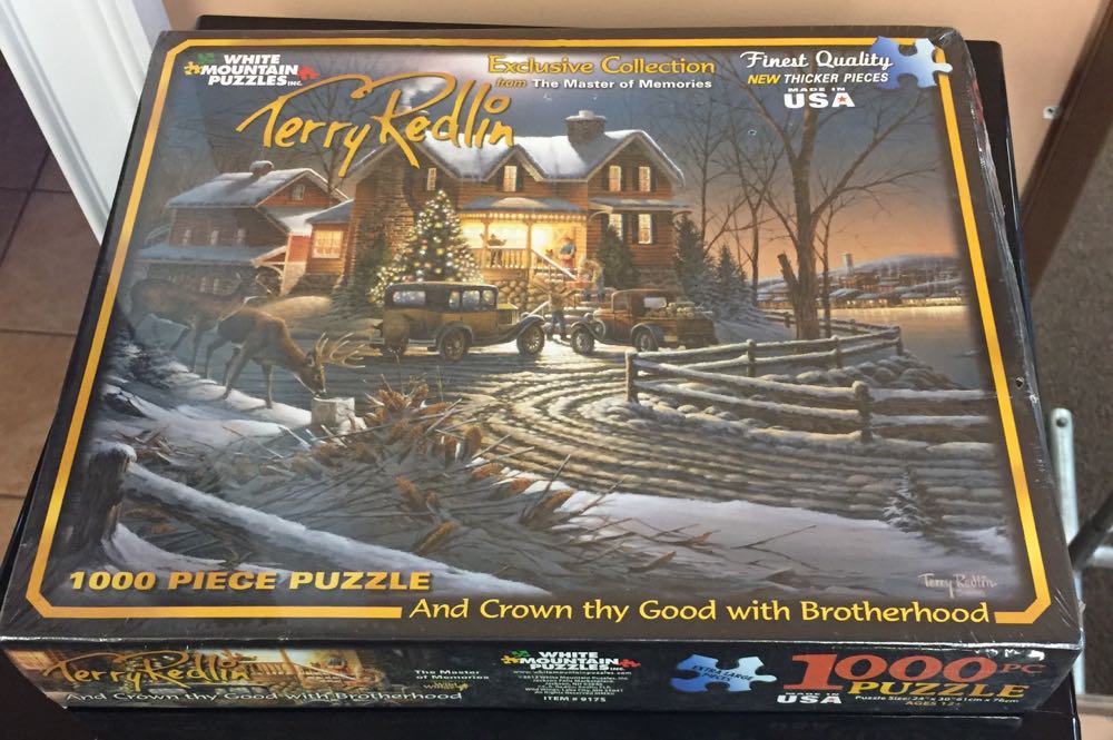 And Crown Thy Good With Brotherhood - White Mountain Puzzles puzzle collectible [Barcode 724819254958] - Main Image 2