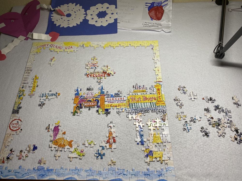 Summer At The Amusement Park - Galison puzzle collectible [Barcode 9780735343269] - Main Image 4