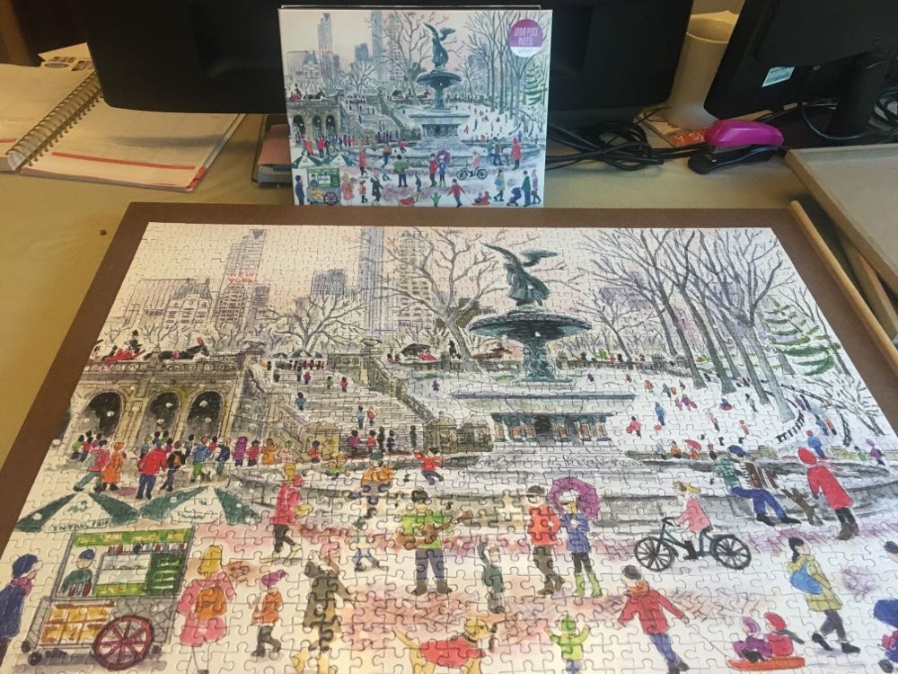 Bethesda Fountain - Galison puzzle collectible [Barcode 9780735362680] - Main Image 2