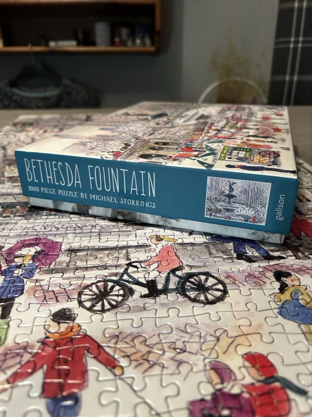 Bethesda Fountain - Galison puzzle collectible [Barcode 9780735362680] - Main Image 4