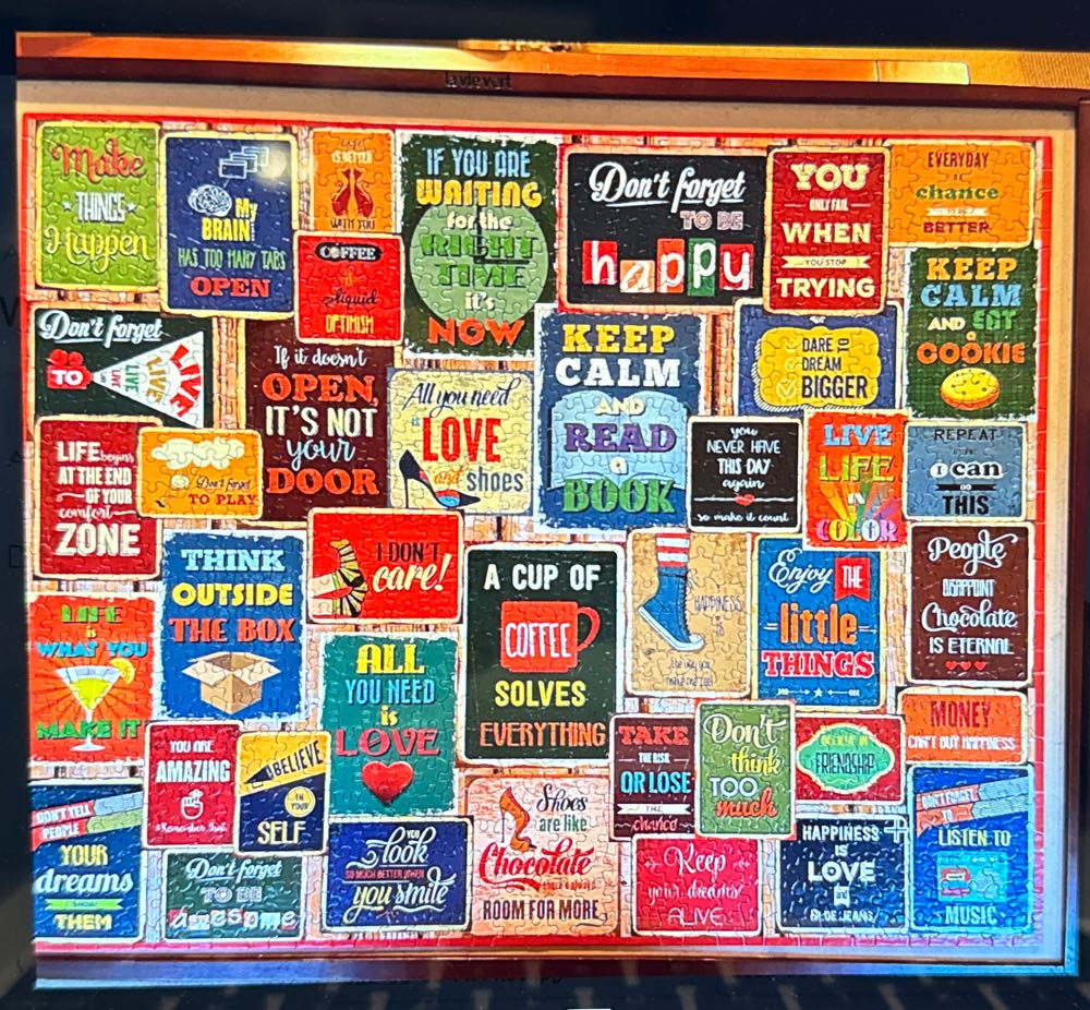 Words Of Wisdom - White Mountain puzzle collectible - Main Image 2