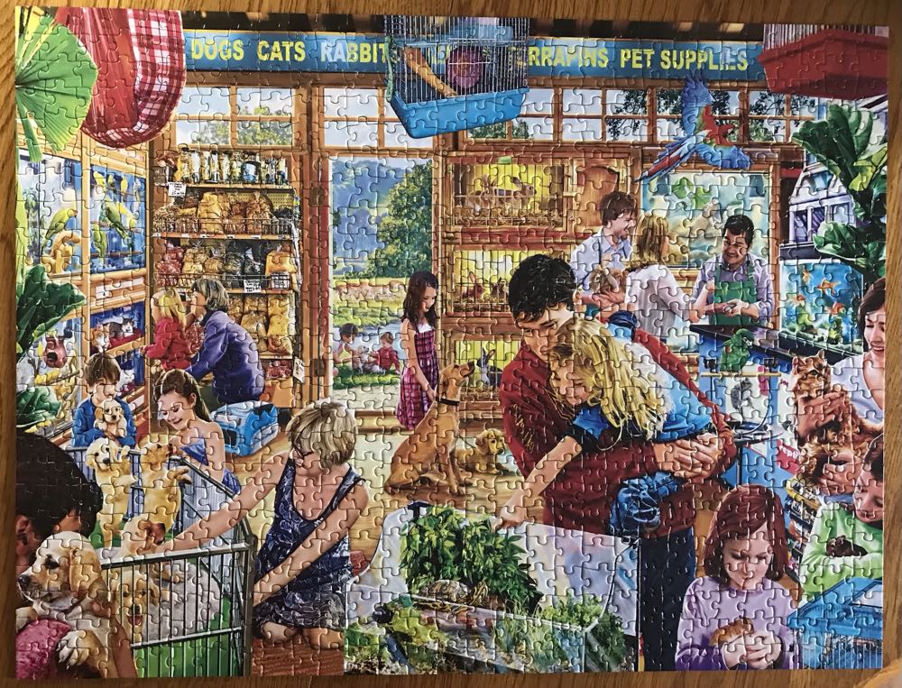 Lucy’s First Pet - Completed - Master Pieces puzzle collectible [Barcode 705988320101] - Main Image 2