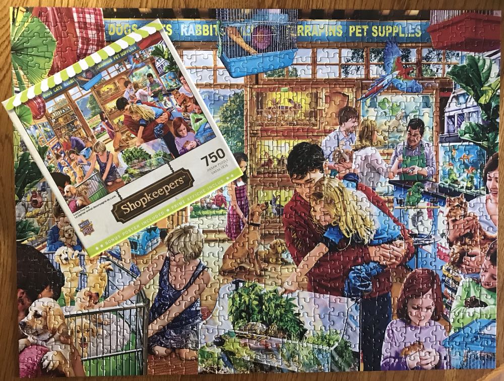 Lucy’s First Pet - Completed - Master Pieces puzzle collectible [Barcode 705988320101] - Main Image 3