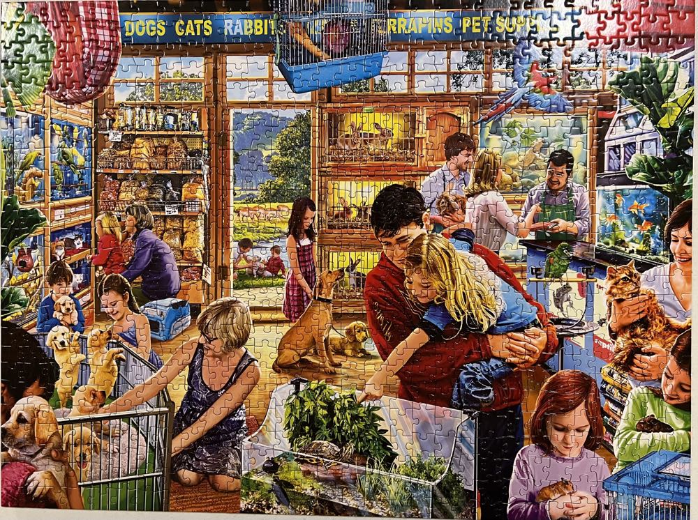 Lucy’s First Pet - Completed - Master Pieces puzzle collectible [Barcode 705988320101] - Main Image 4