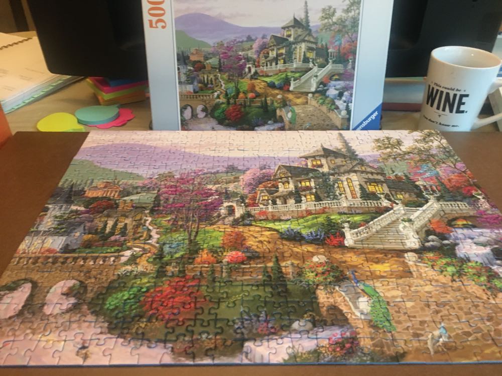 Hillside Retreat 😒 - Ravensburger puzzle collectible [Barcode 4005556148066] - Main Image 2