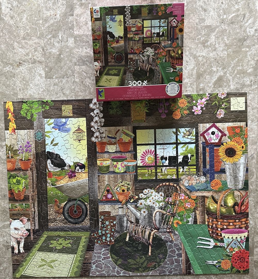 Garden Shed - Ceaco puzzle collectible [Barcode 021081221375] - Main Image 2