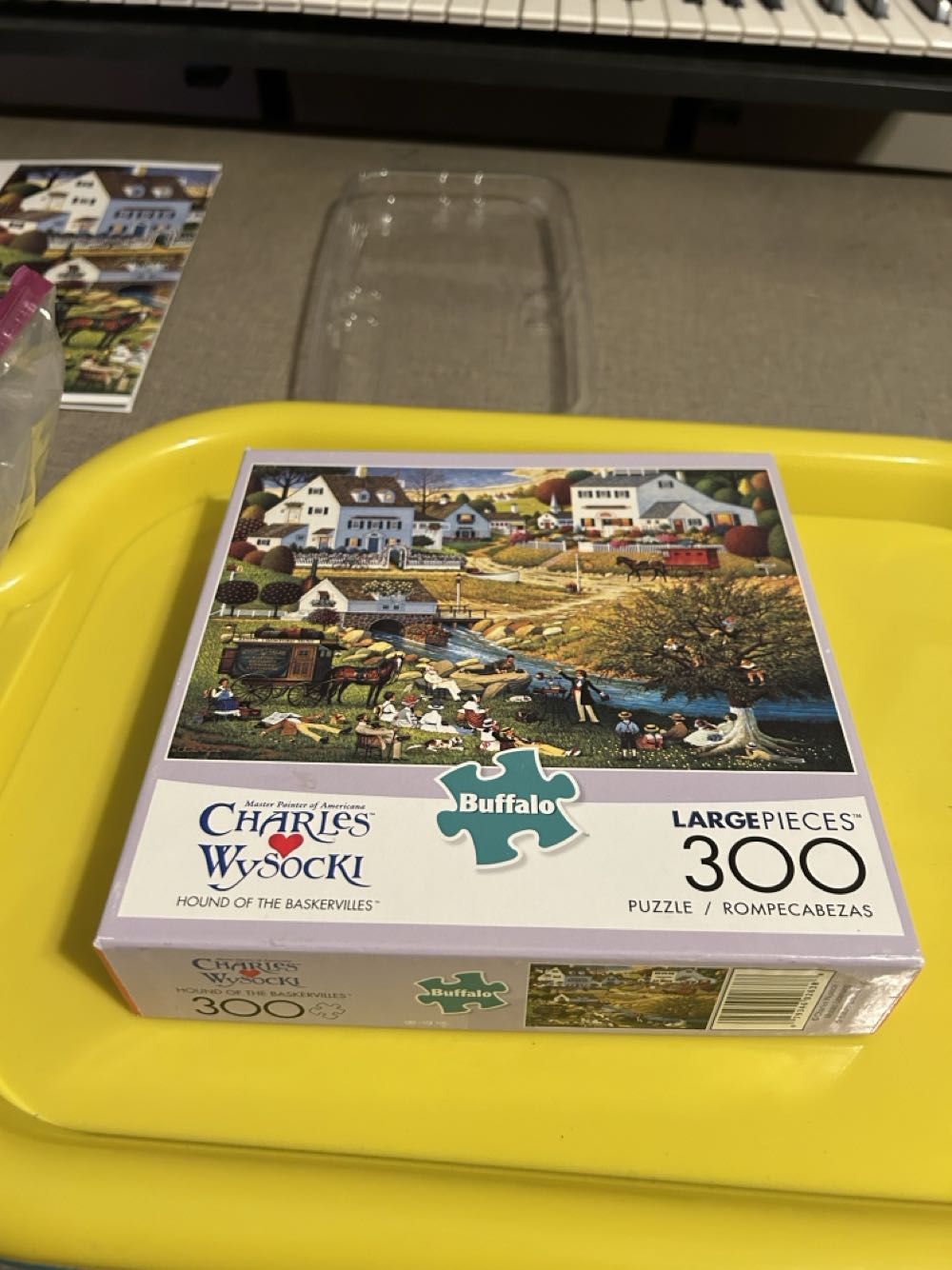 Buffalo Games Charles Wysocki Hound Of The Baskervilles 300 Large Piece Jigsaw Puzzle - Buffalo Wysocki puzzle collectible [Barcode 079346026388] - Main Image 4