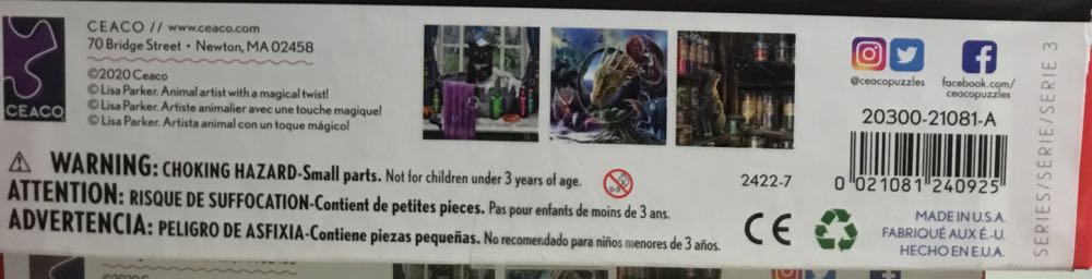 Night Spirit Bathtime - Aidan - Ceaco puzzle collectible [Barcode 021081240925] - Main Image 3