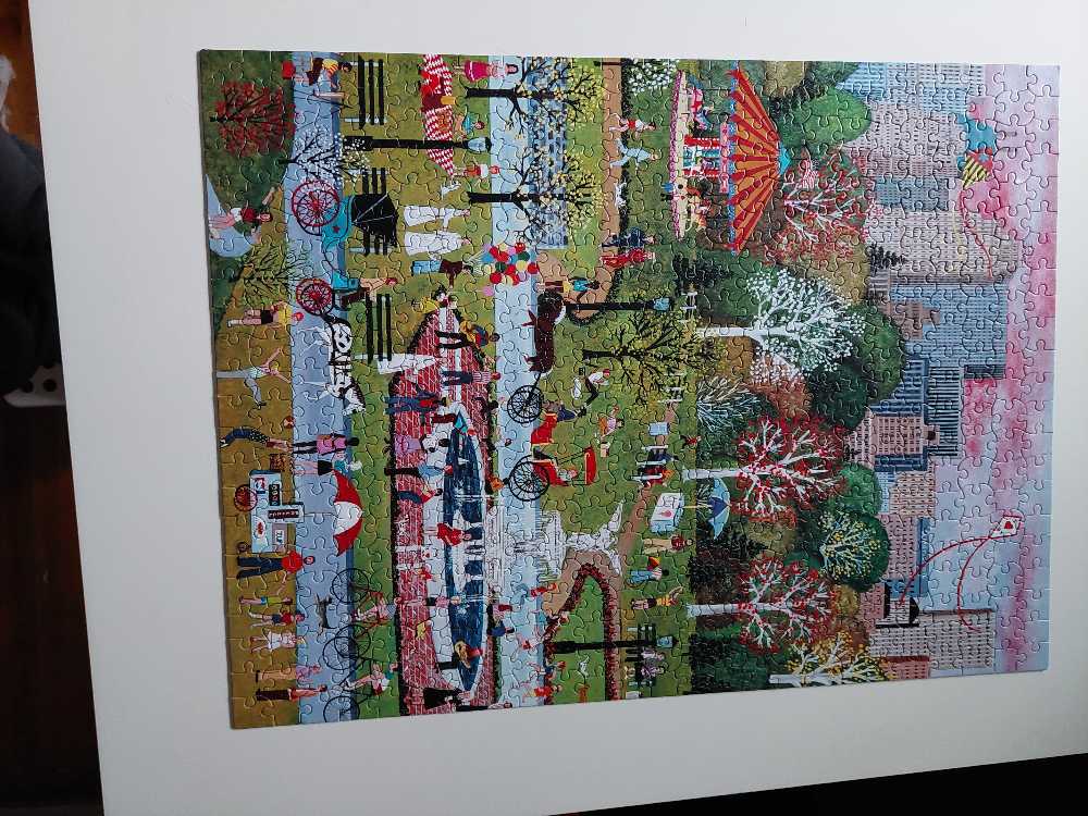 Springtime In Central Park - Jane Wooster Scott - Ceaco puzzle collectible [Barcode 021081232203] - Main Image 3