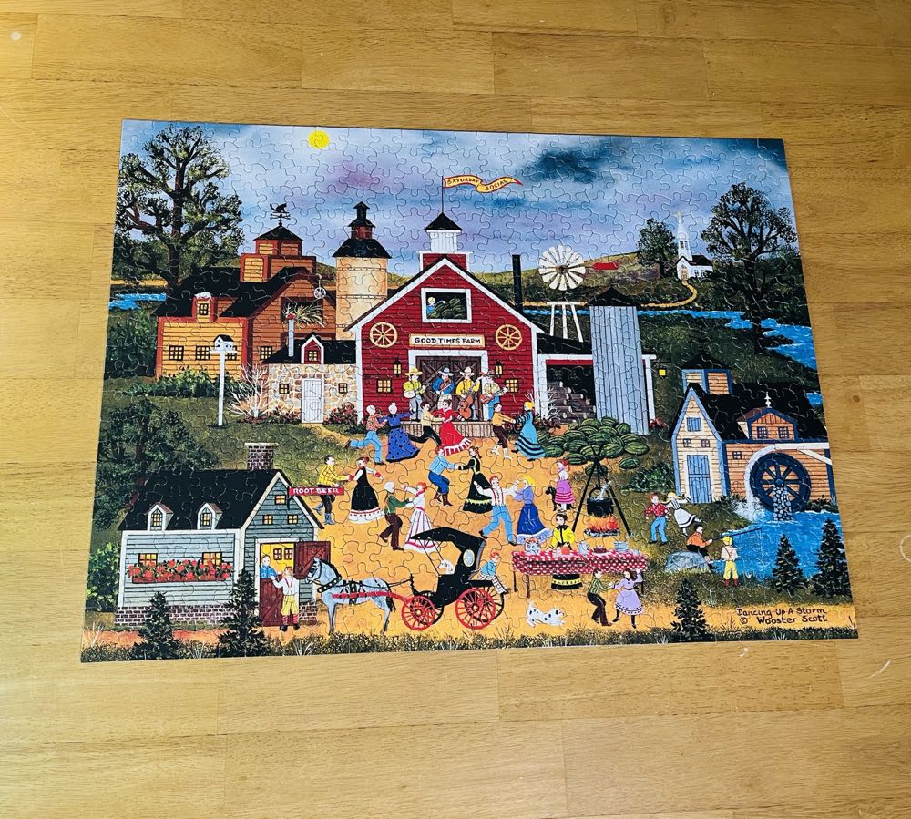 Good Times Farm - Dancing Up A Storm - Ceaco puzzle collectible [Barcode 021081231749] - Main Image 3