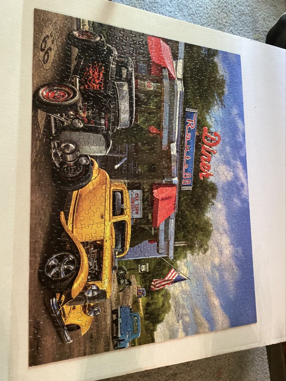 American Diner - Jigsaw Puzzle Factory puzzle collectible [Barcode 788958773442] - Main Image 2