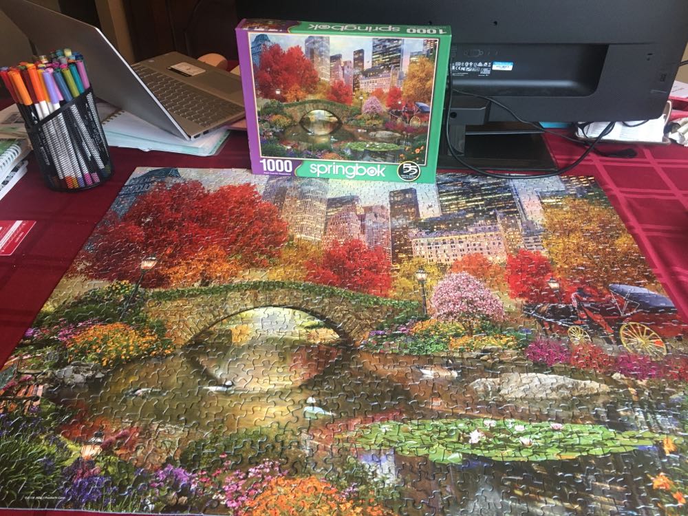 Central Park Paradise - Springbok puzzle collectible [Barcode 091683015788] - Main Image 2