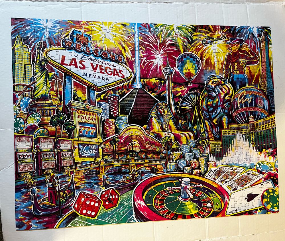 Greetings From Las Vegas - MasterPieces puzzle collectible [Barcode 705988320255] - Main Image 2