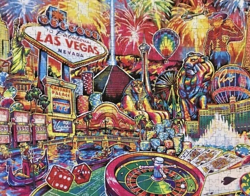 Greetings From Las Vegas - MasterPieces puzzle collectible [Barcode 705988320255] - Main Image 3