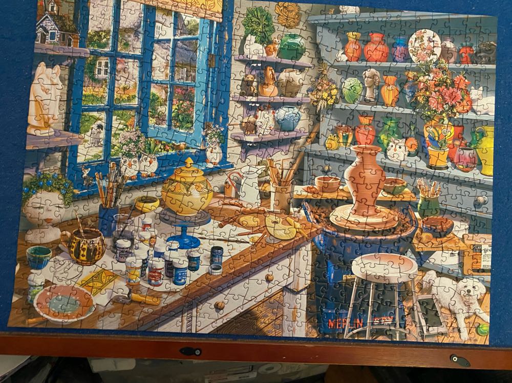 Garden Getaway (The Pottery Shed) - MasterPieces puzzle collectible [Barcode 705988320446] - Main Image 3