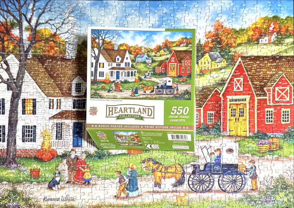 Dinner at Grandma’s ✅ - Master Pieces puzzle collectible [Barcode 705988317293] - Main Image 3