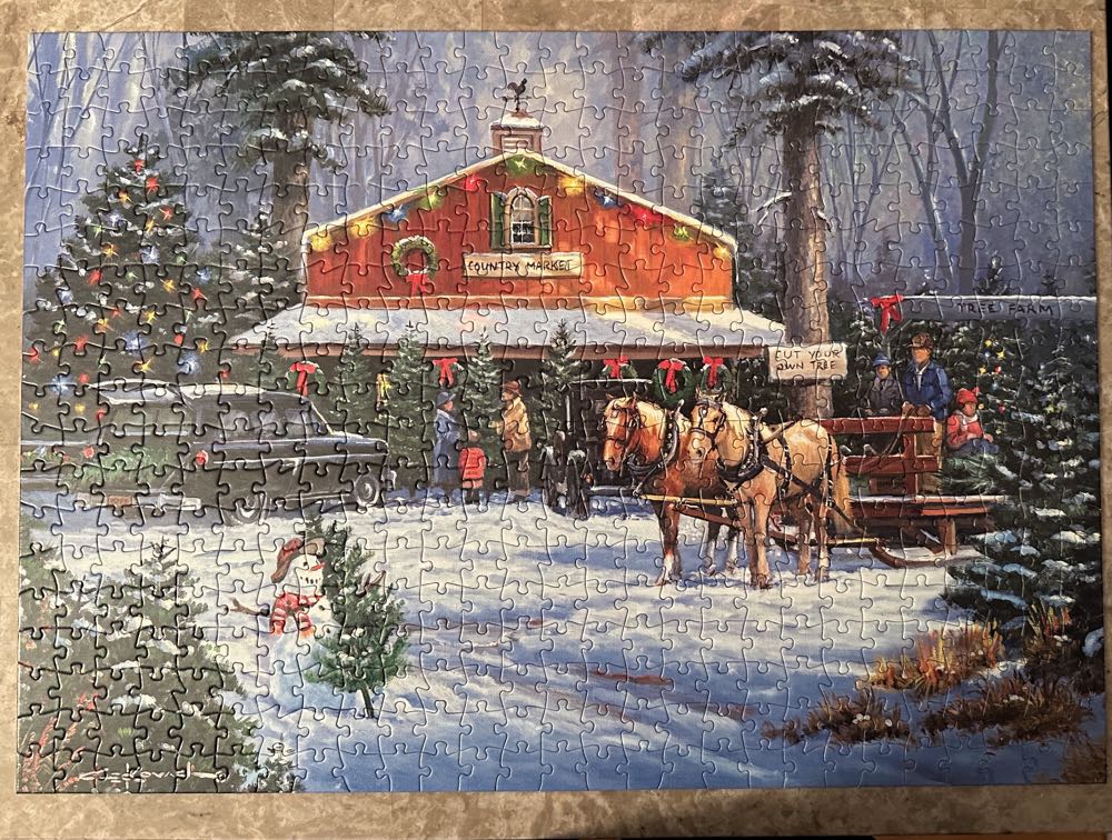 Holiday Tradition - Buffalo puzzle collectible [Barcode 079346036929] - Main Image 3