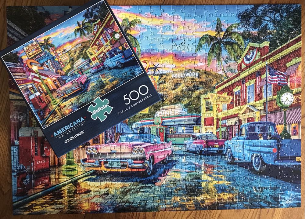 Old Hollywood Annie H  - Buffalo puzzle collectible [Barcode 079346037391] - Main Image 3