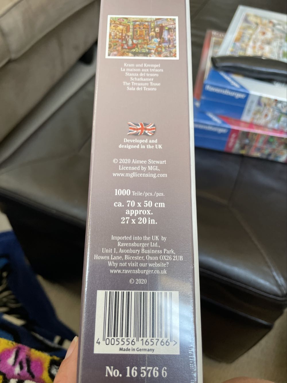 The Treasure Trove - Ravensburger puzzle collectible [Barcode 4005556165766] - Main Image 2