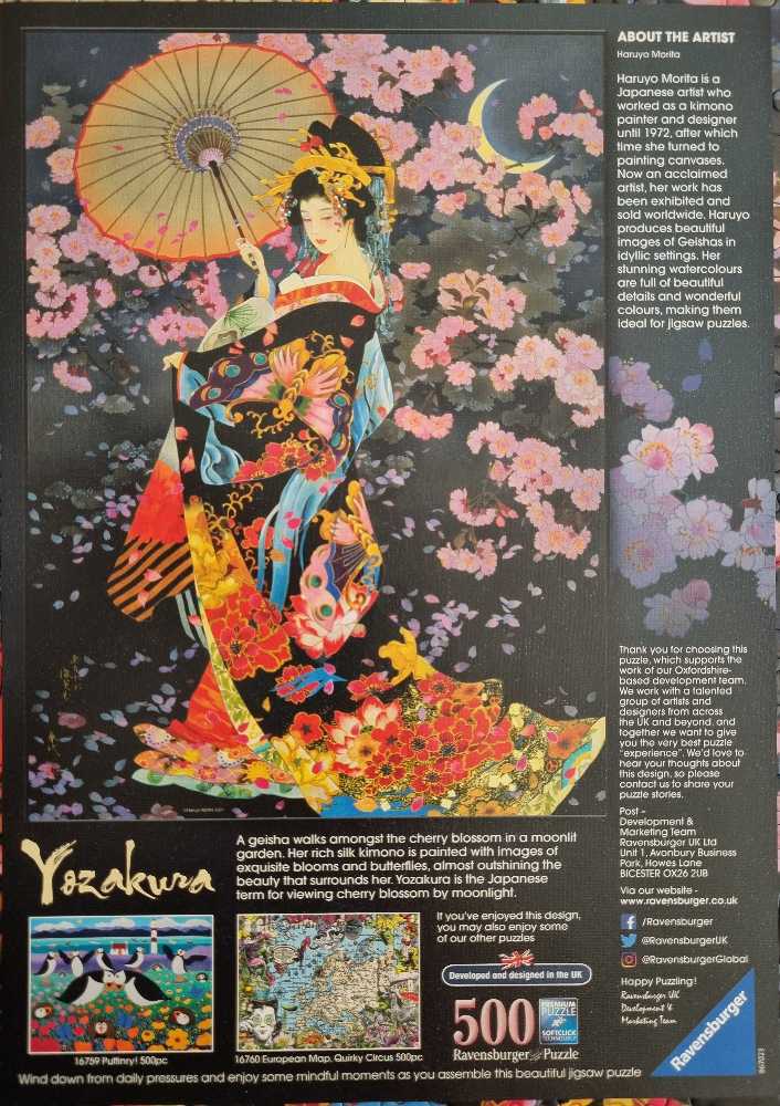 Yozakura - Ravensburger puzzle collectible [Barcode 4005556167739] - Main Image 4