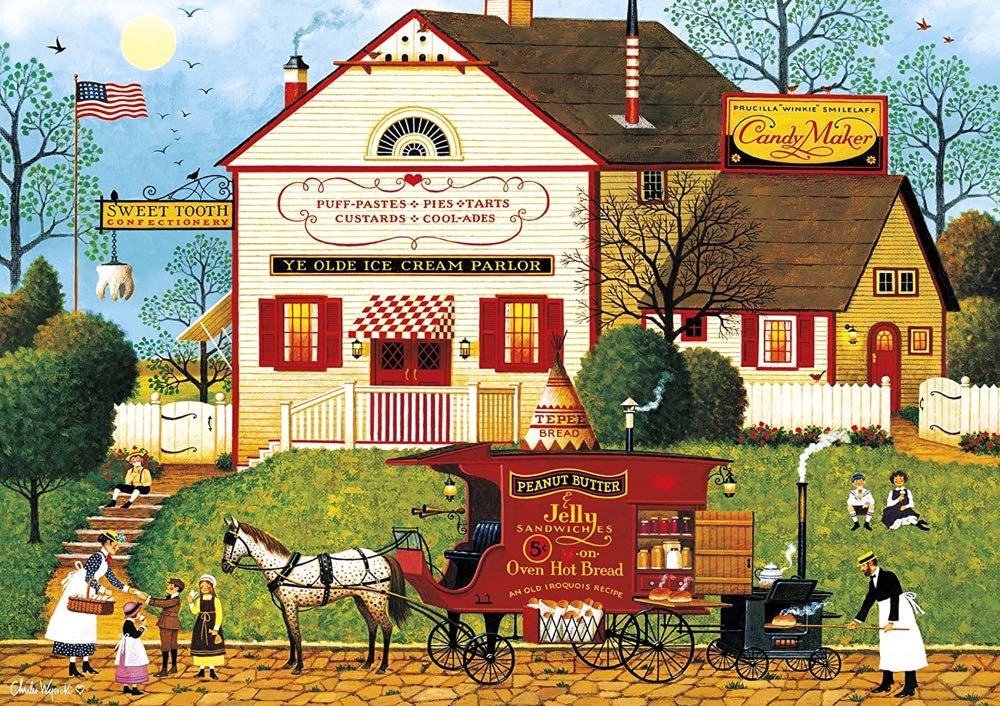 Sugar & Spice Candy & Pastries - Buffalo Charles Wysocki puzzle collectible - Main Image 2