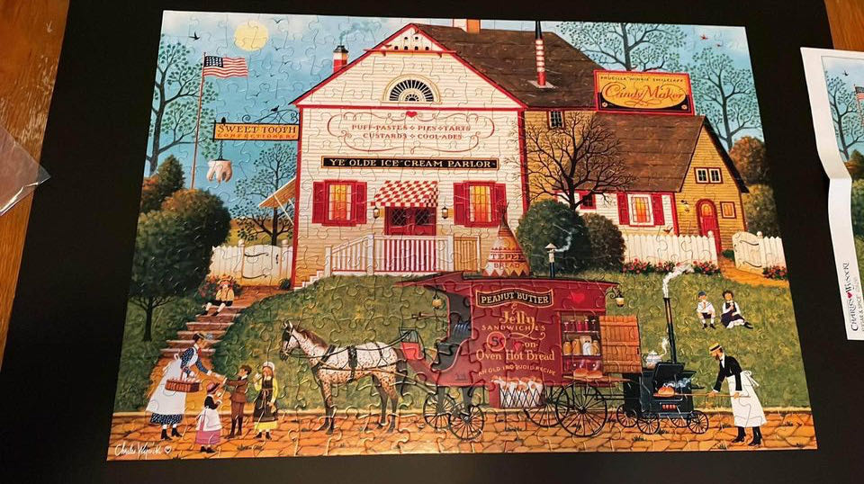Sugar & Spice Candy & Pastries - Buffalo Charles Wysocki puzzle collectible - Main Image 3
