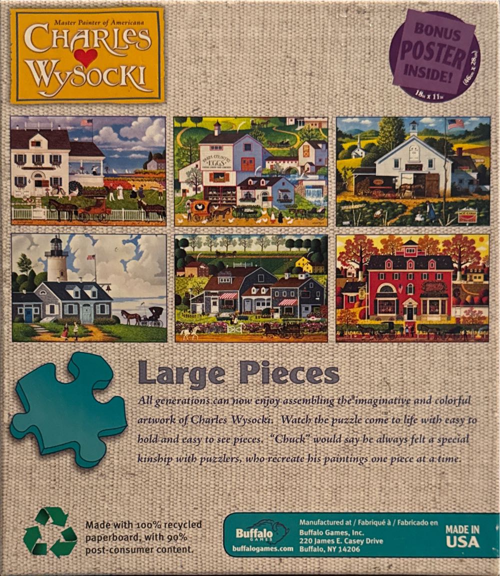 Virginia’s Nest - X Buffalo puzzle collectible [Barcode 079346026029] - Main Image 2