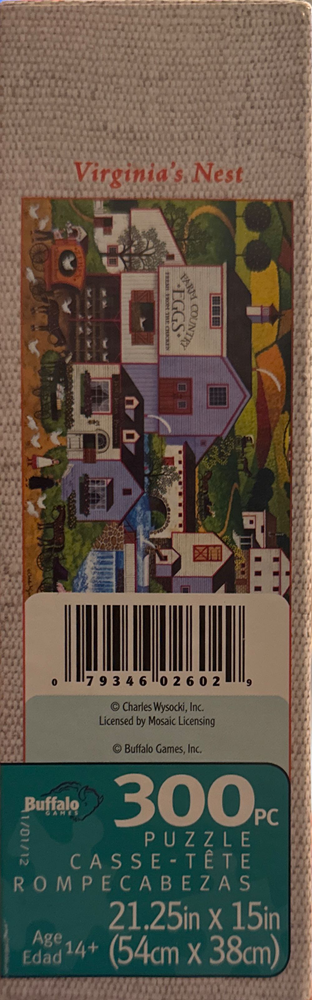 Virginia’s Nest - X Buffalo puzzle collectible [Barcode 079346026029] - Main Image 4