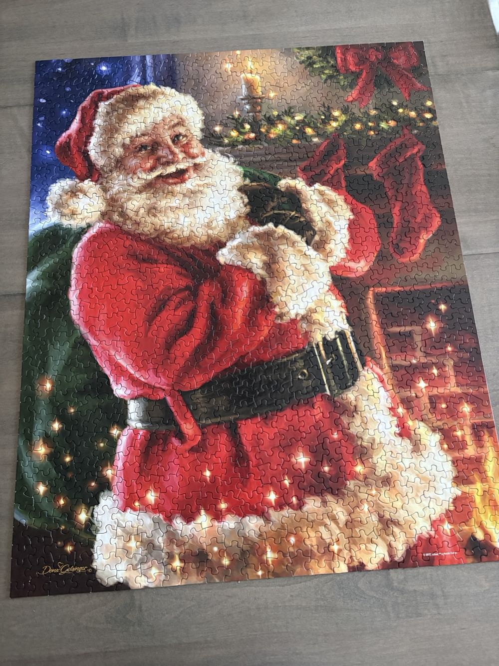 Twas the Night Before Christmas - Springbok puzzle collectible [Barcode 091683108596] - Main Image 2