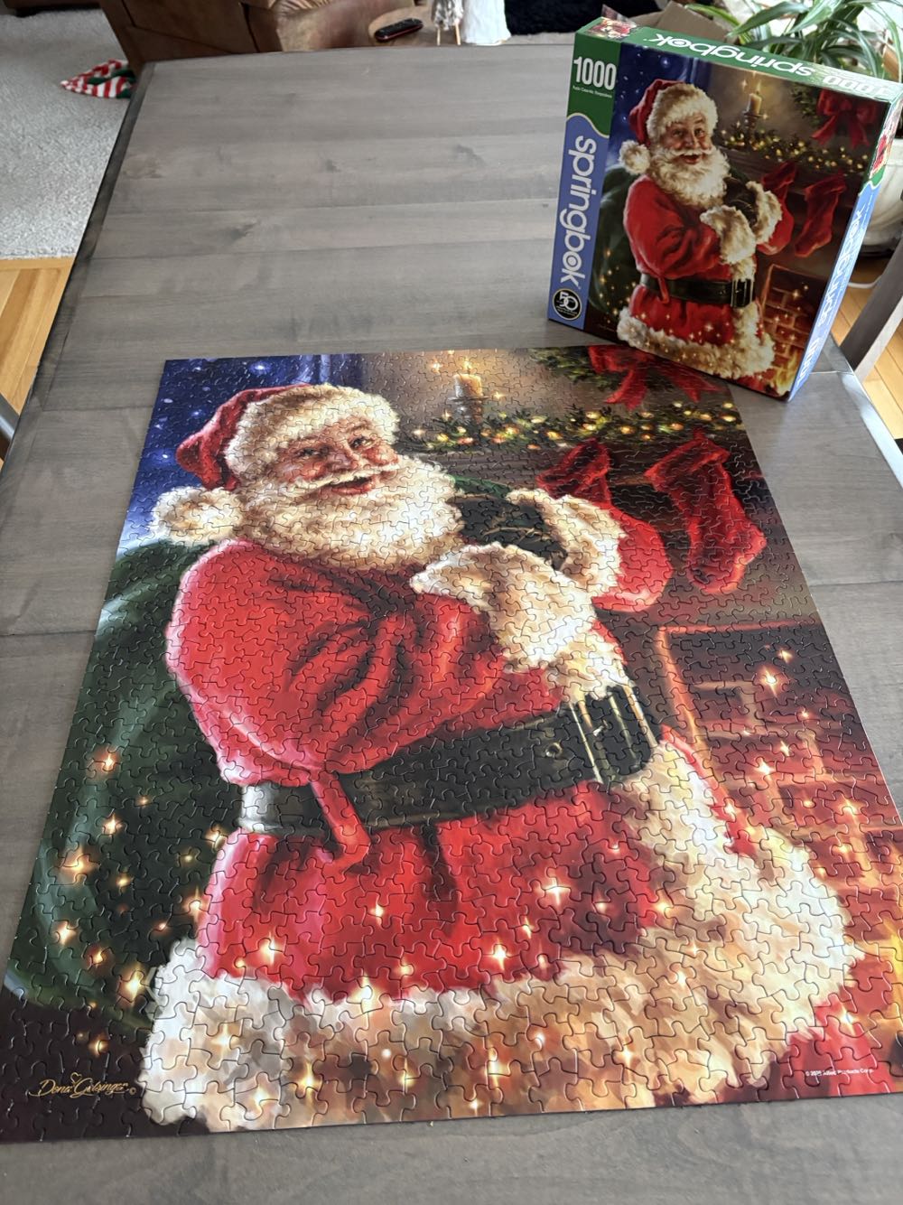 Twas the Night Before Christmas - Springbok puzzle collectible [Barcode 091683108596] - Main Image 3