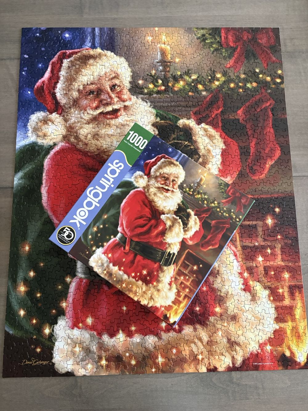 Twas the Night Before Christmas - Springbok puzzle collectible [Barcode 091683108596] - Main Image 4