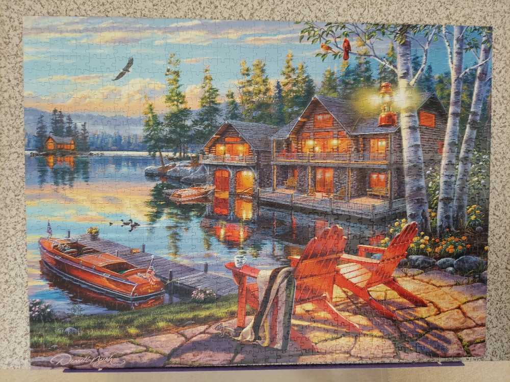 Loon Lake - Buffalo puzzle collectible [Barcode 079346112418] - Main Image 2