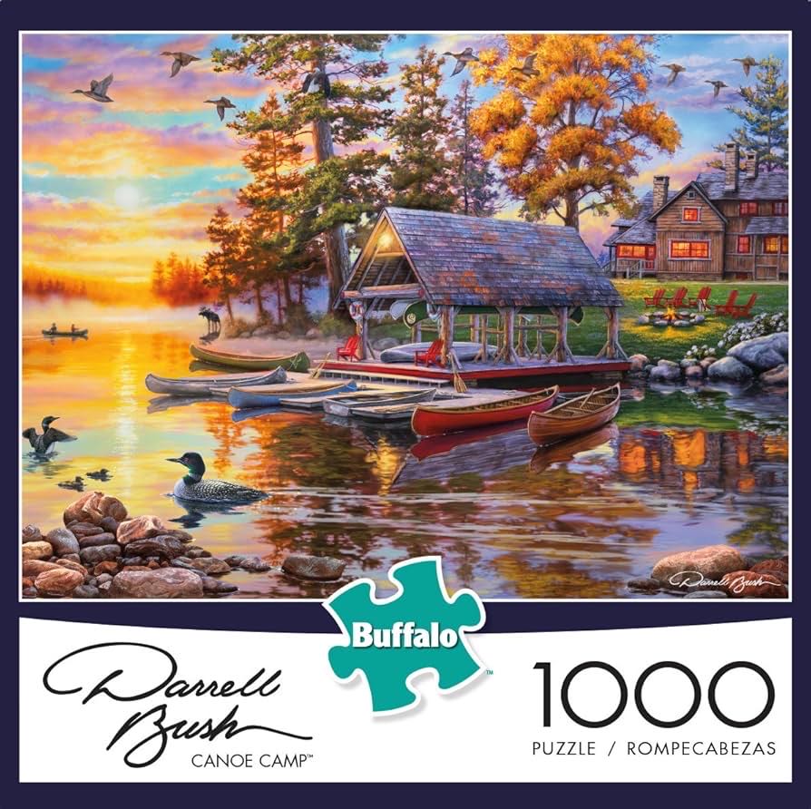 Canoe Camp - new - Buffalo Games puzzle collectible [Barcode 079346112487] - Main Image 2