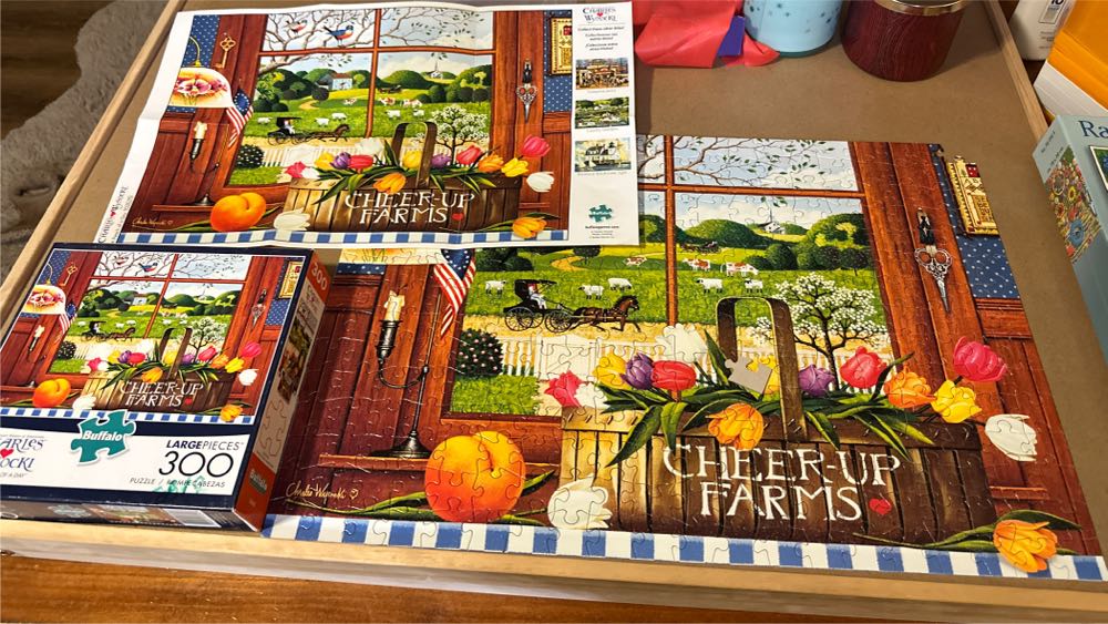 A Peach Of A Day ✅ - Buffalo Games 🇺🇸 puzzle collectible [Barcode 079346026258] - Main Image 4