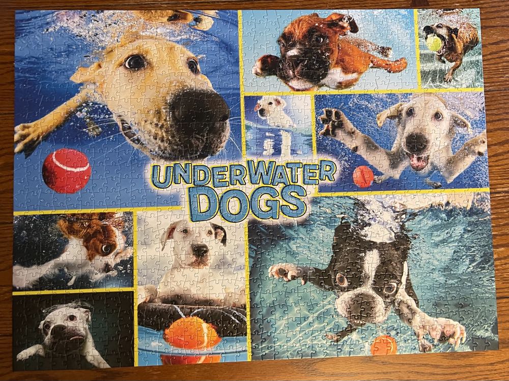 Underwater Dogs 🆕🚪 - Buffalo New puzzle collectible [Barcode 079346126033] - Main Image 2