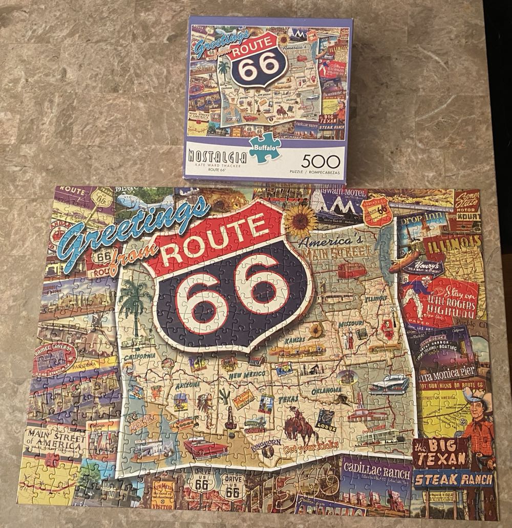 Route 66 - Buffalo puzzle collectible [Barcode 079346037414] - Main Image 2